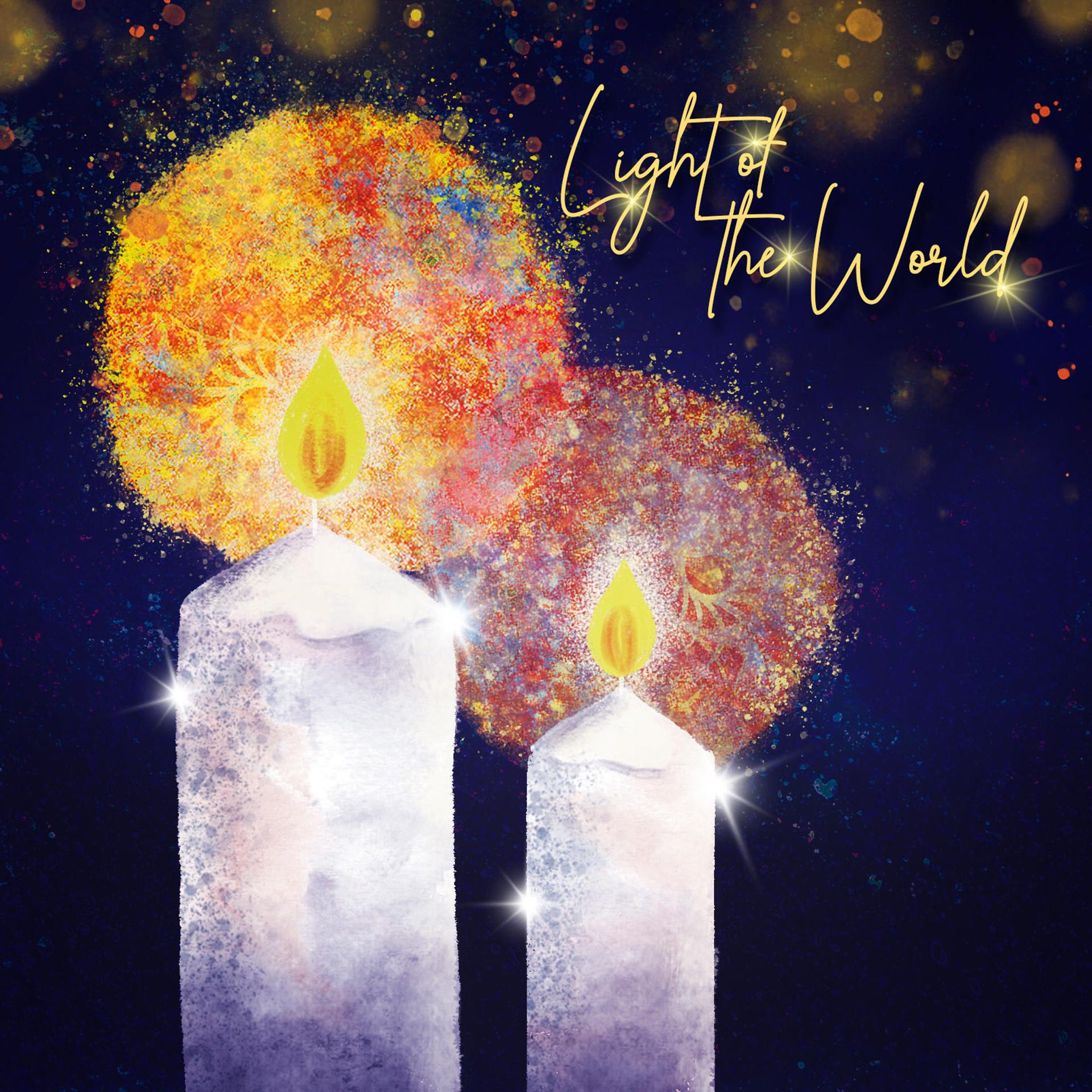 Light of the World Luxury Christmas Card (Pack of 10)