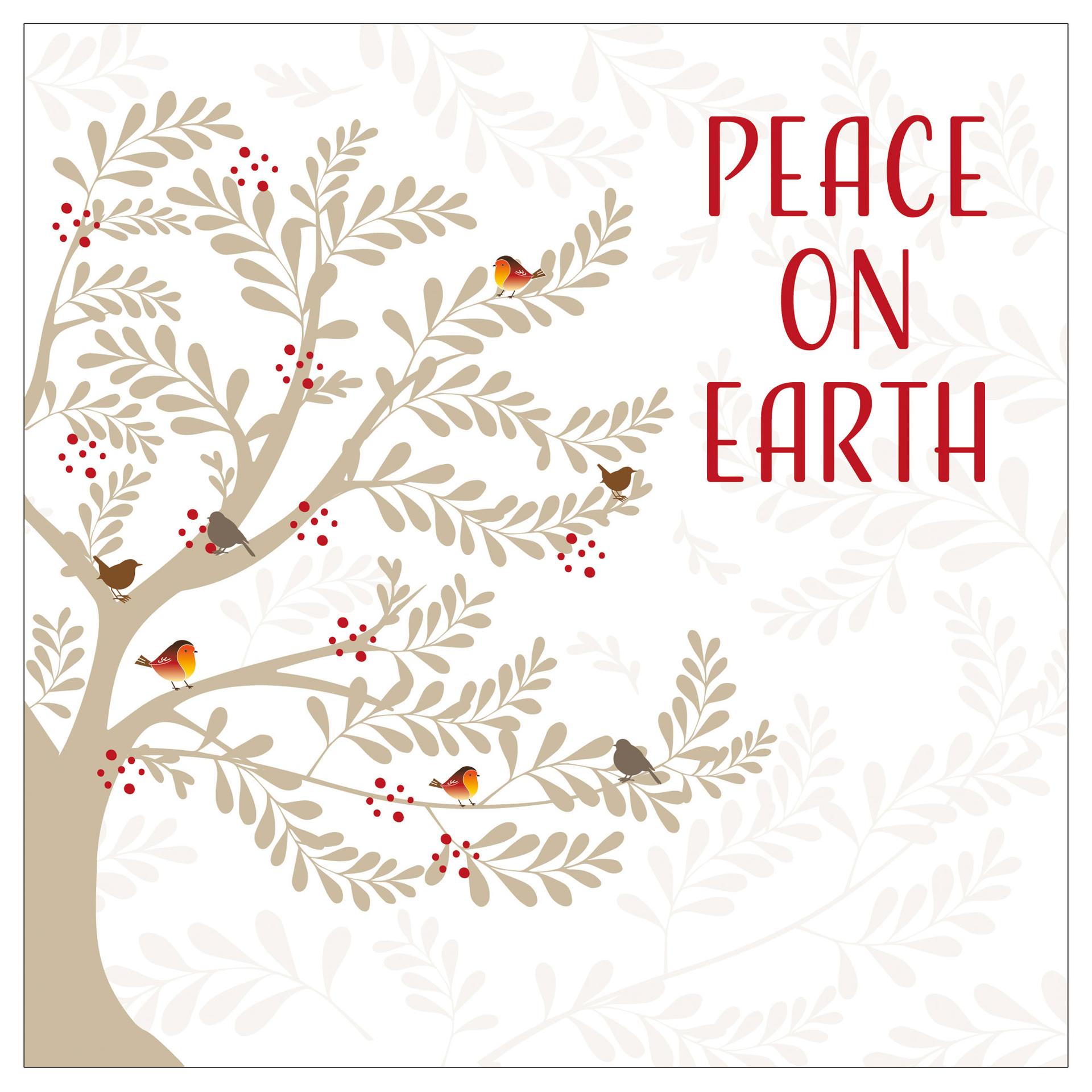 Peace on earth Christmas Cards (Pack of 10)