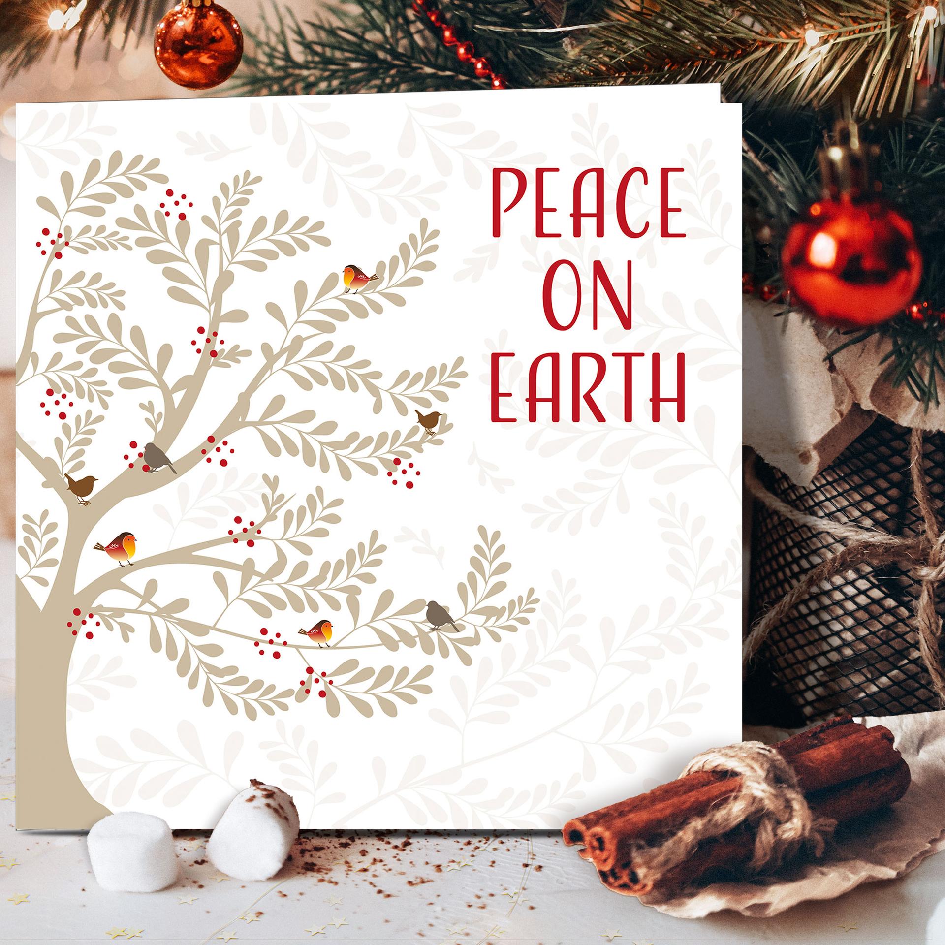 Peace on earth Christmas Cards (Pack of 10)