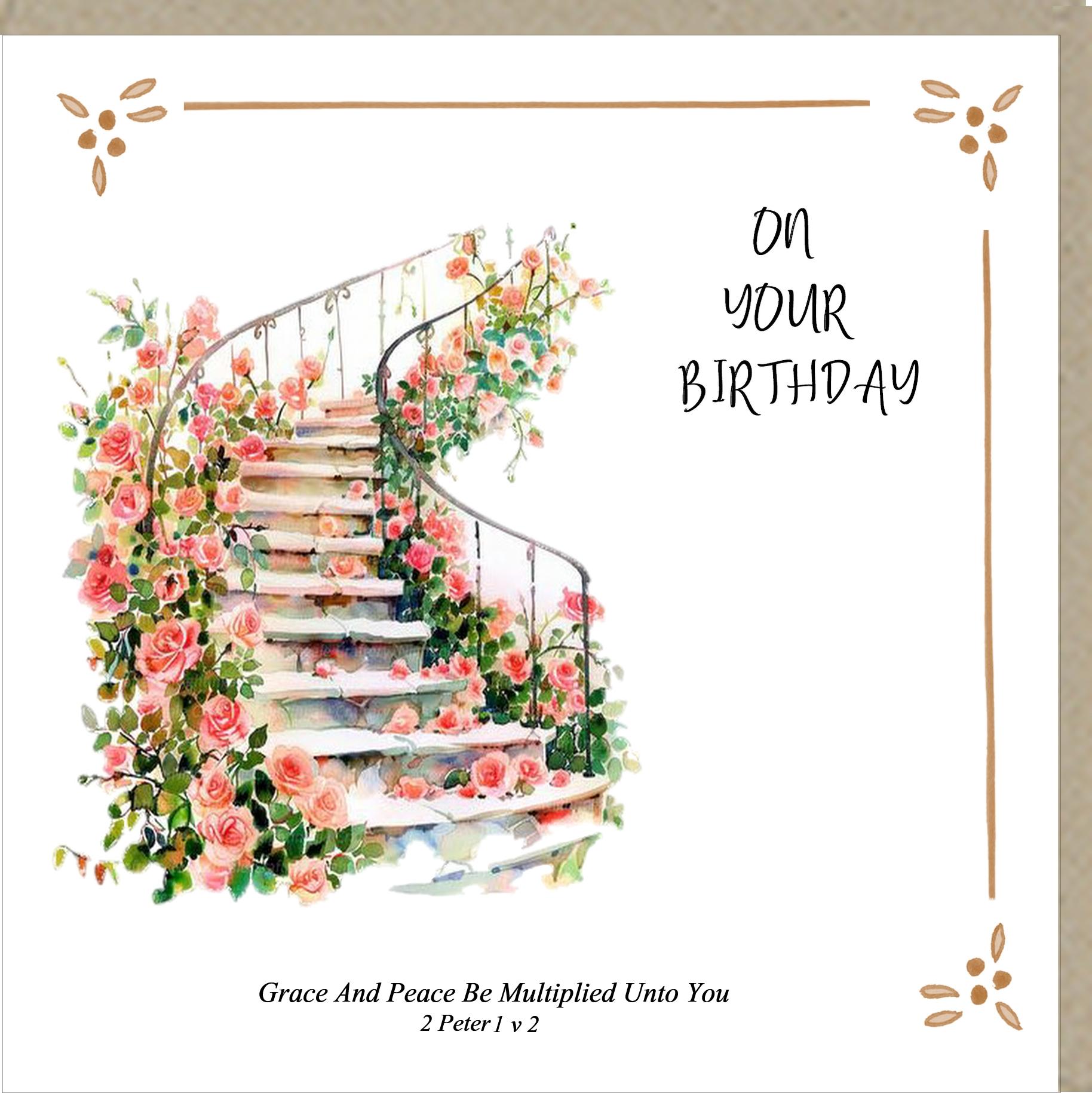 On Your Birthday - Greetings Card