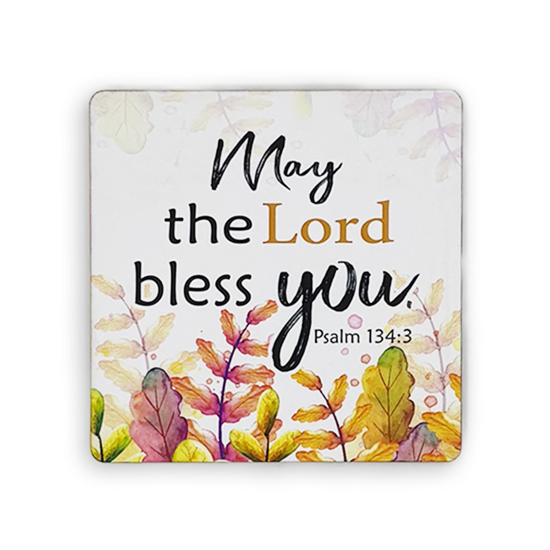 Set of 6 Coasters – “May the Lord bless you” (Psalm 134:3)