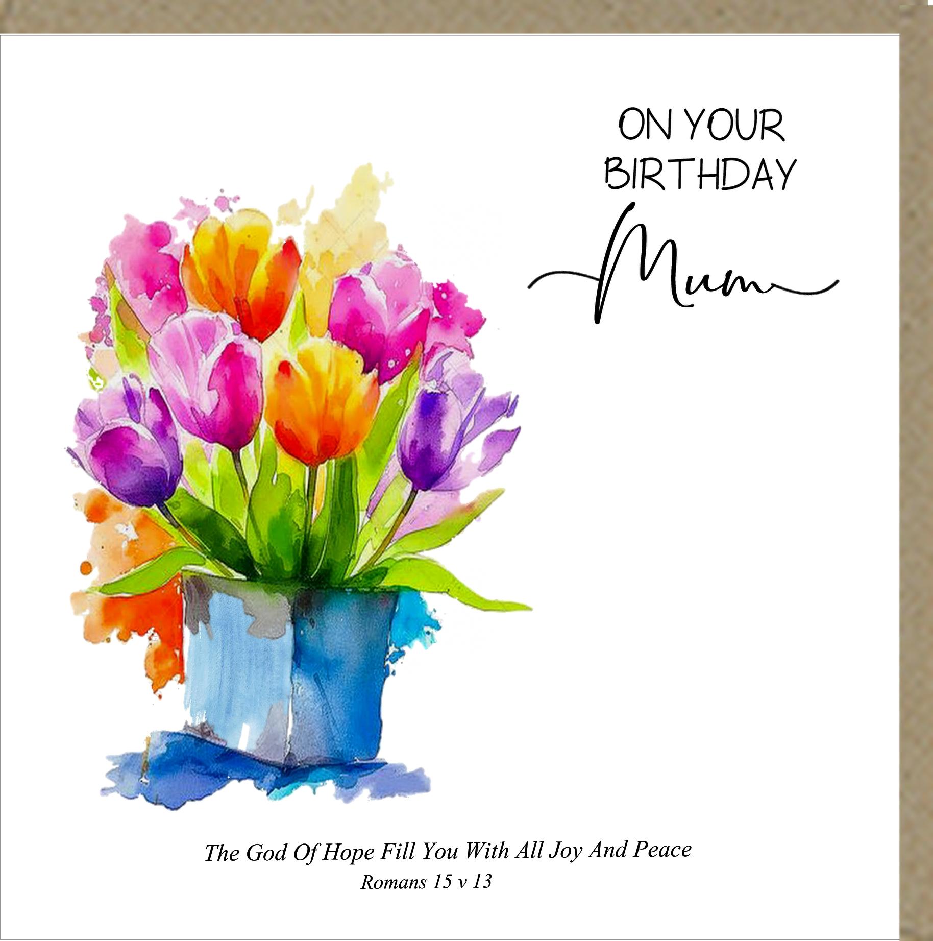 On Your Birthday Mum Greetings Card