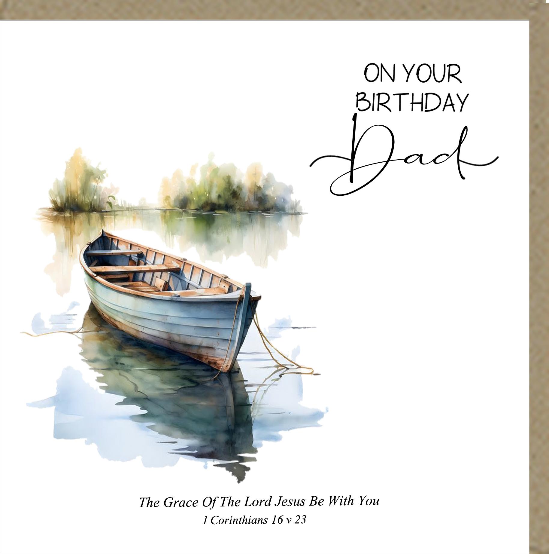 On Your Birthday Dad Greetings Card