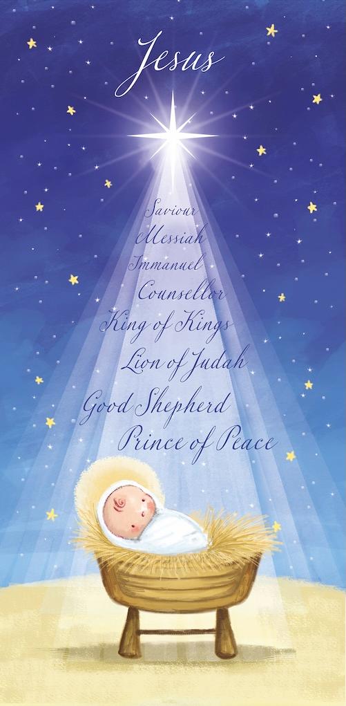 TLM - Baby Jesus Christmas Cards (Pack of 10)