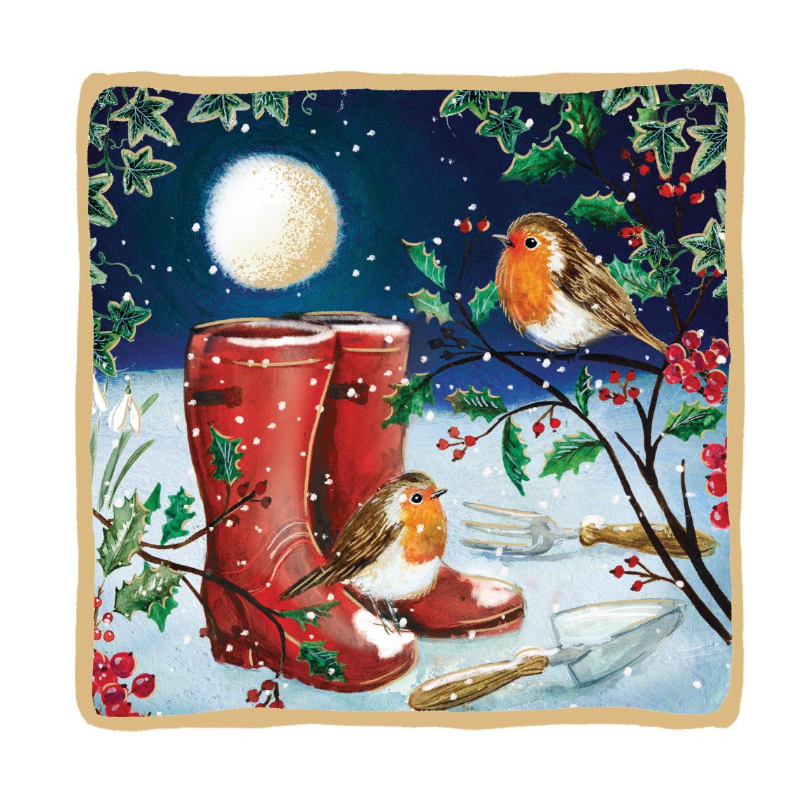 Food Bank - Garden Robins (Pack of 10)