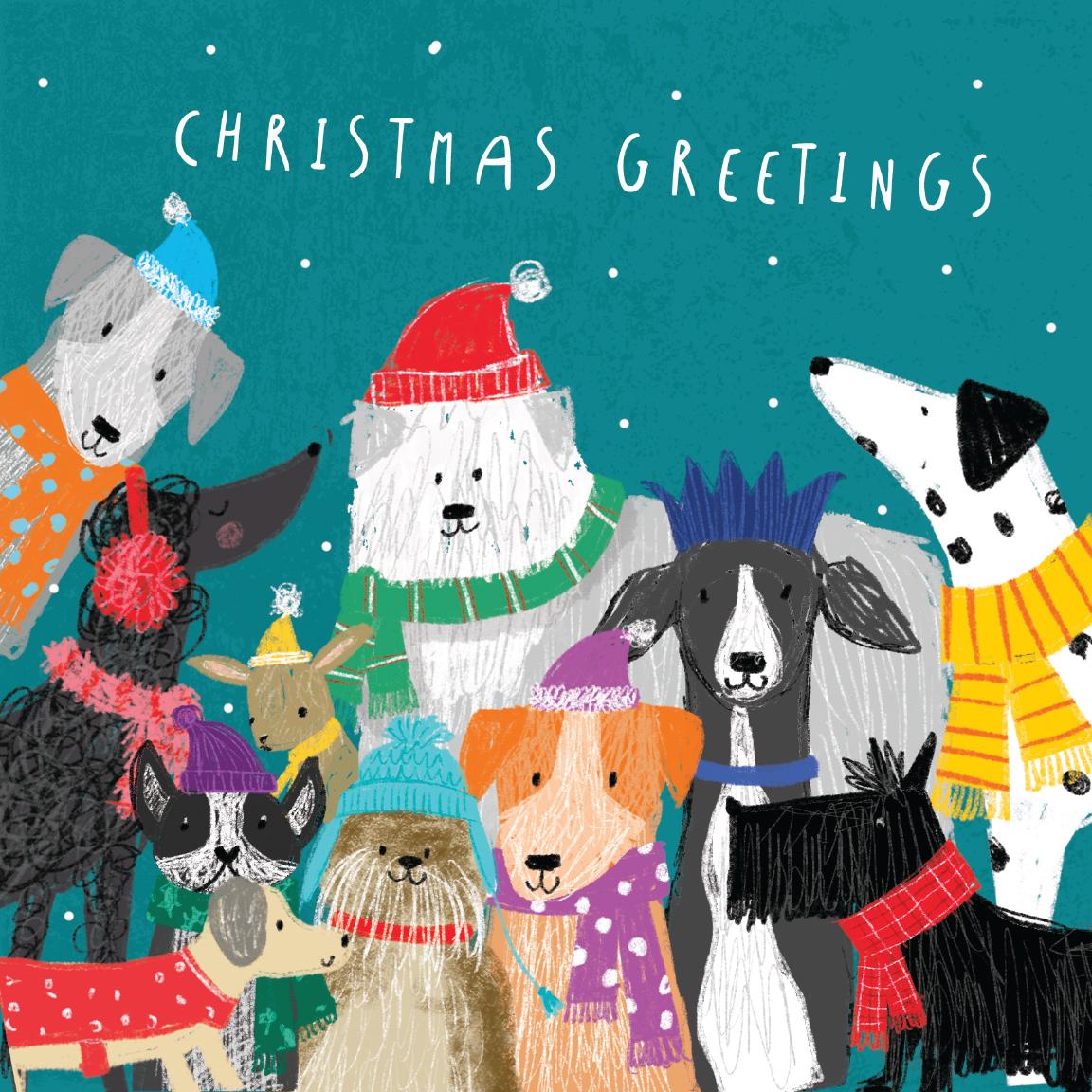 Food Bank - Dogs Christmas (Pack of 10)