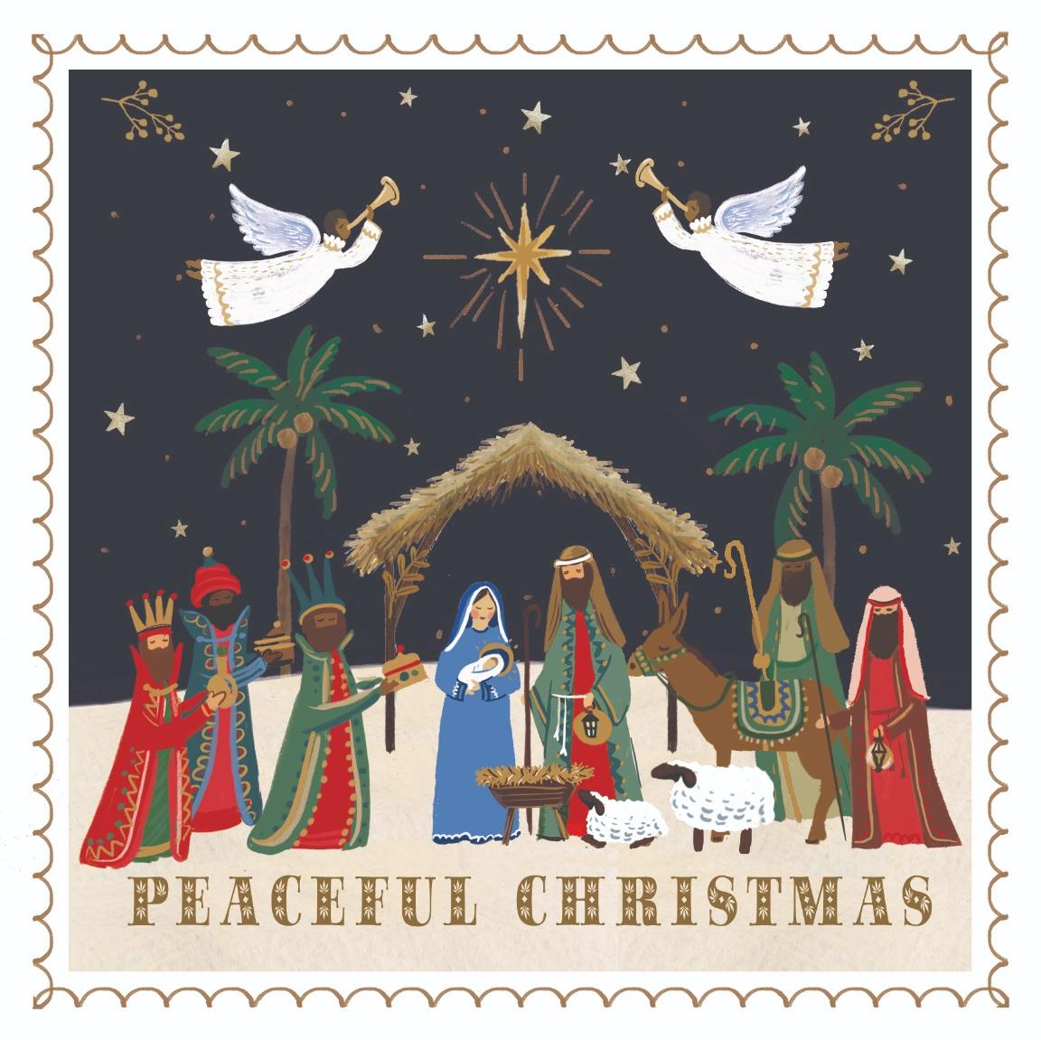 Tearfund - Peaceful Nativity (Pack of 10)