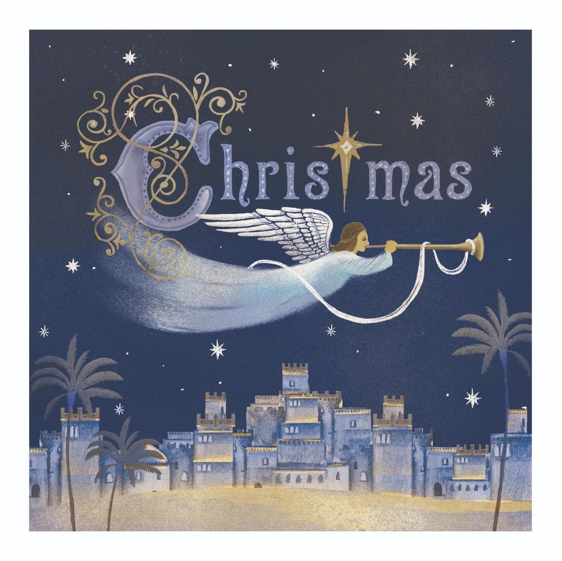 Tearfund - Angel over Bethlehem (Pack of 10)