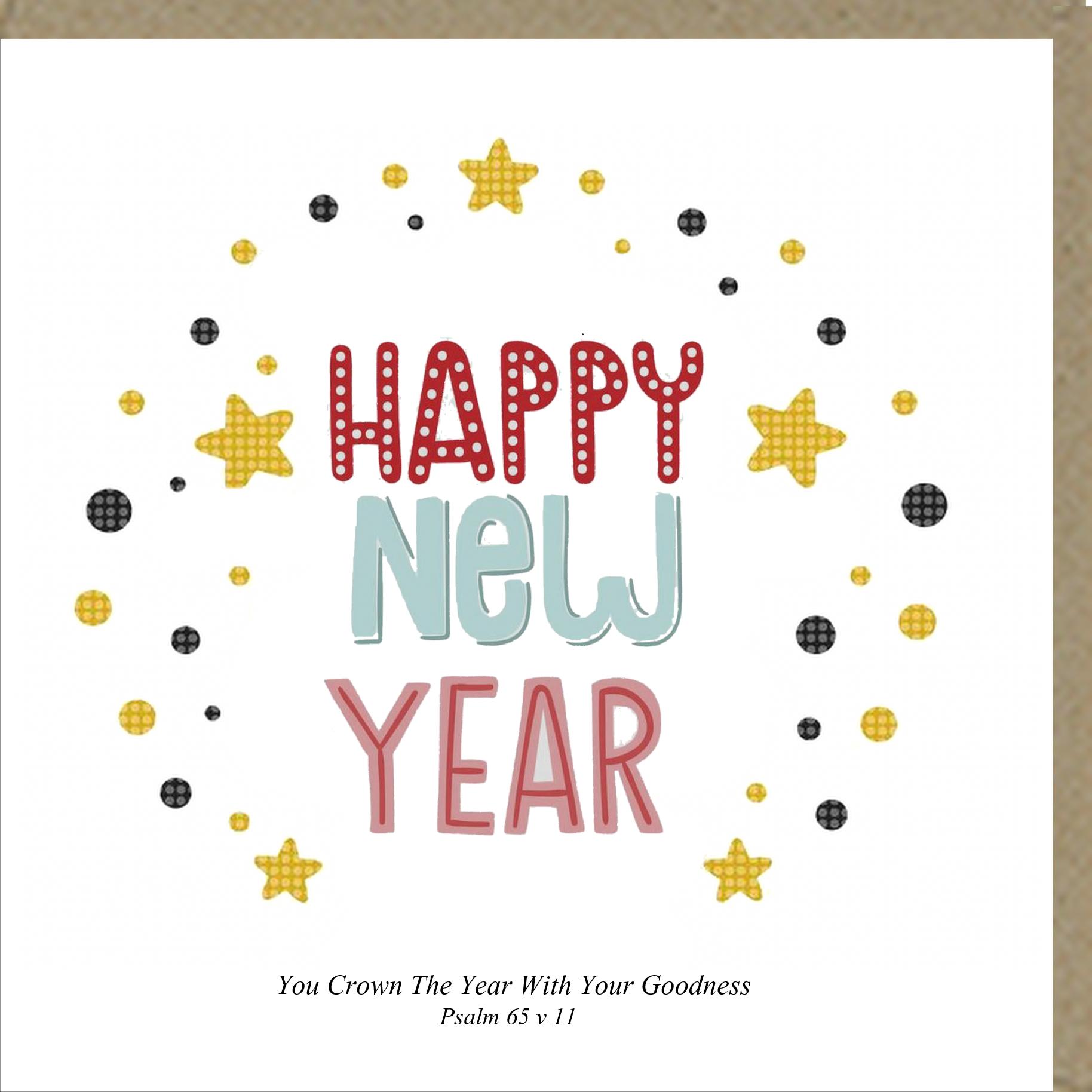 Happy New Year Greetings Card