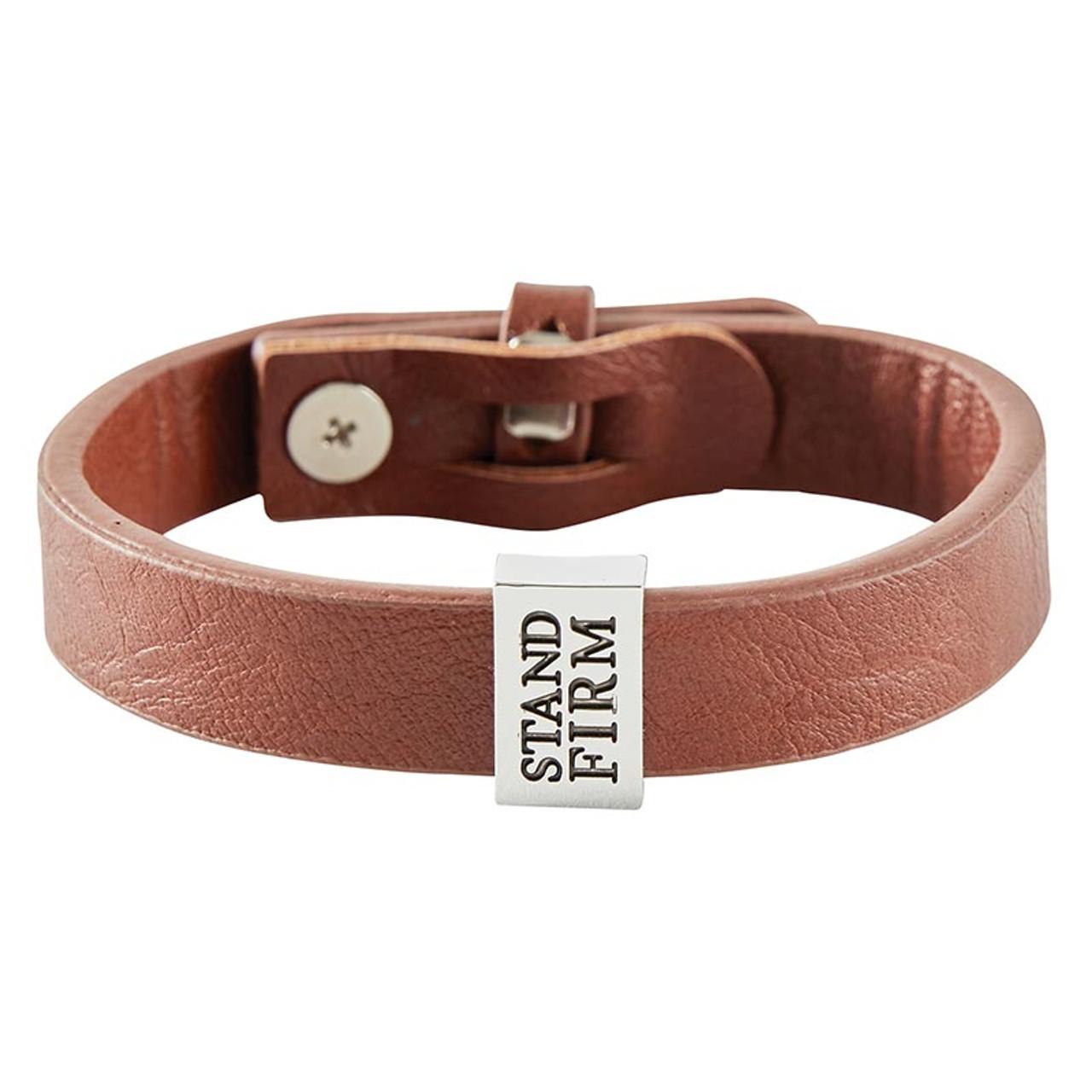 Leather Bracelet - Stand Firm