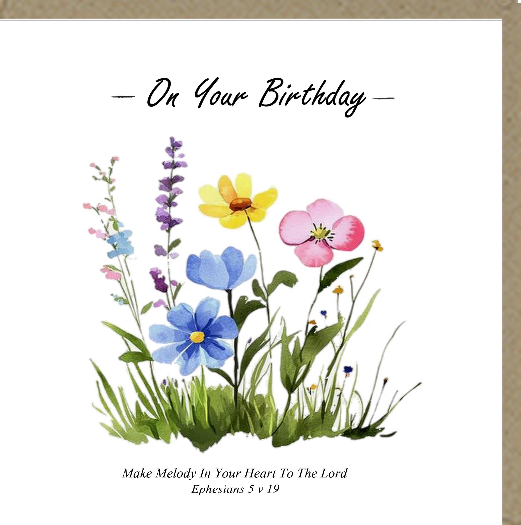 On Your Birthday Greetings Card