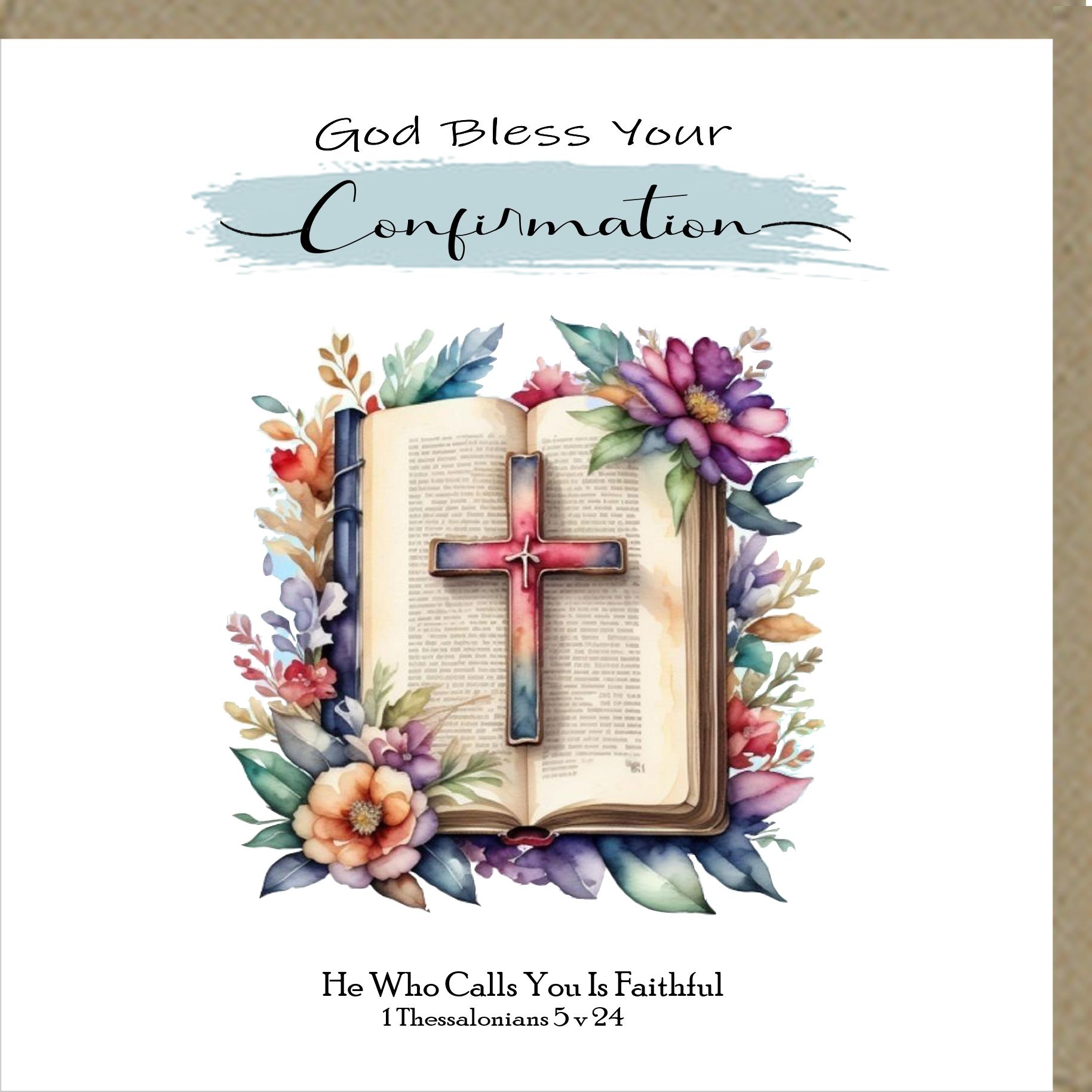 God Bless Your Confirmation Greeting Cards