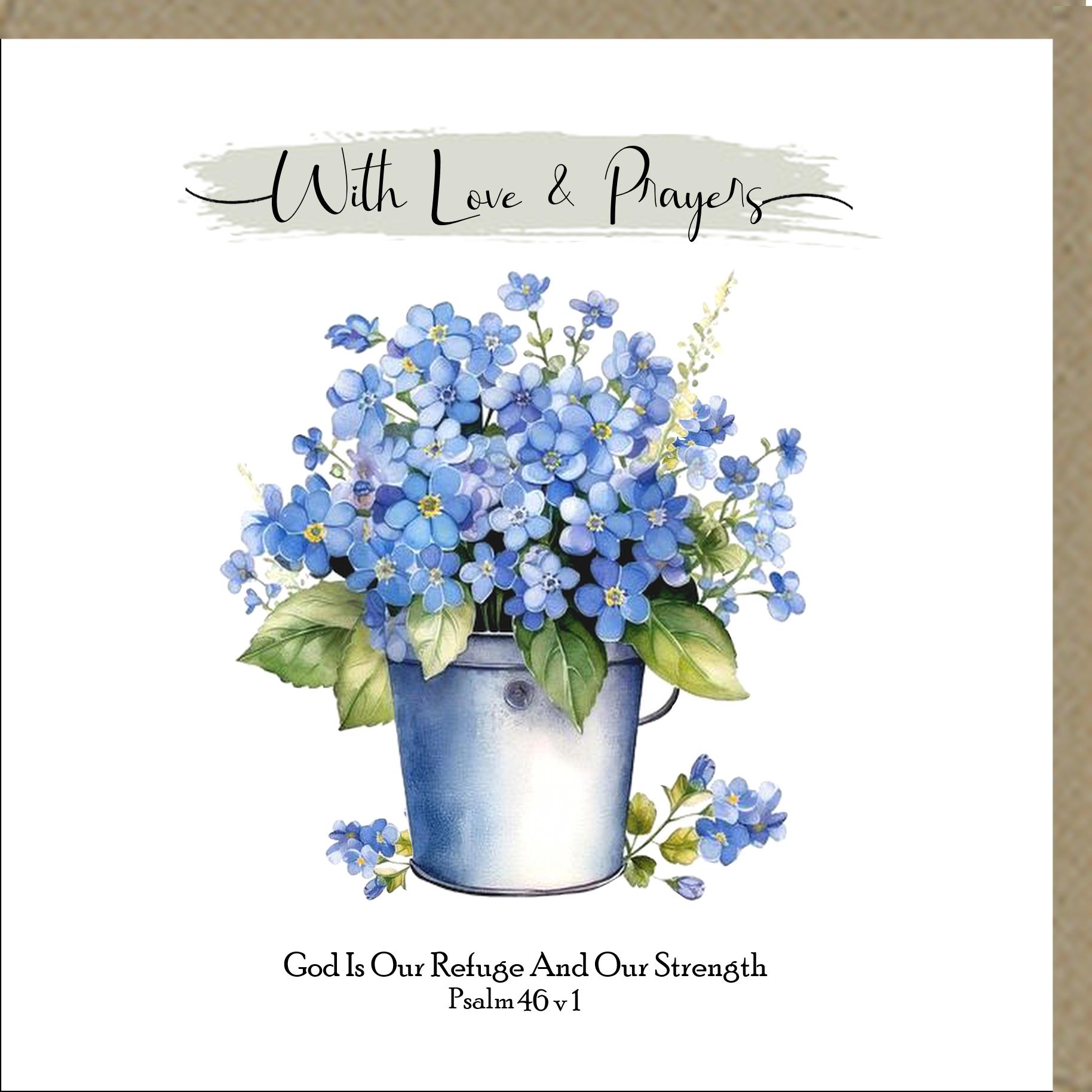 With Love & Prayers Greeting Cards