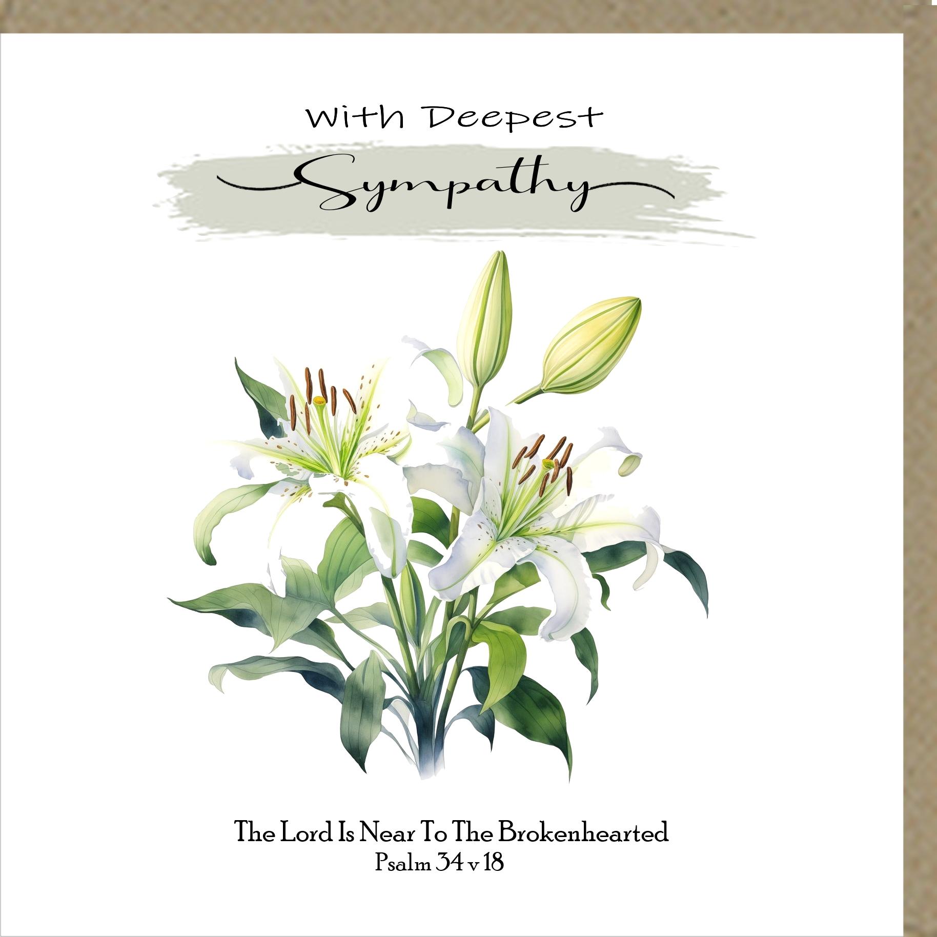 With Deepest Sympathy Greeting Cards