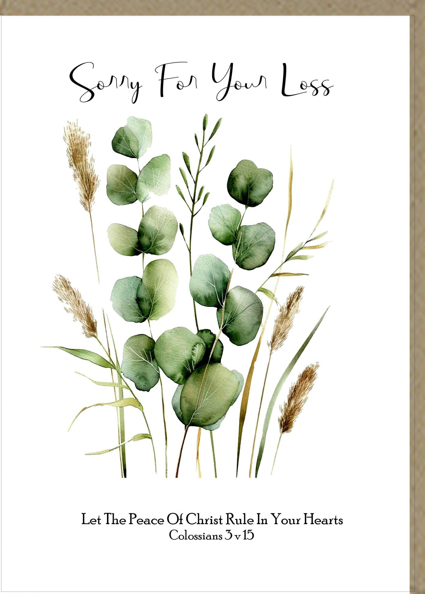 Sorry For Your Loss Greeting Cards