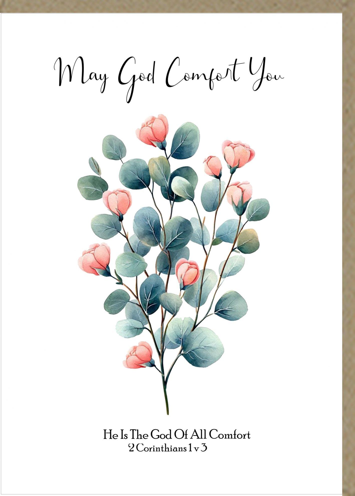 My God Comfort You Greeting Cards