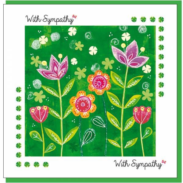 Garden Christian Sympathy Card