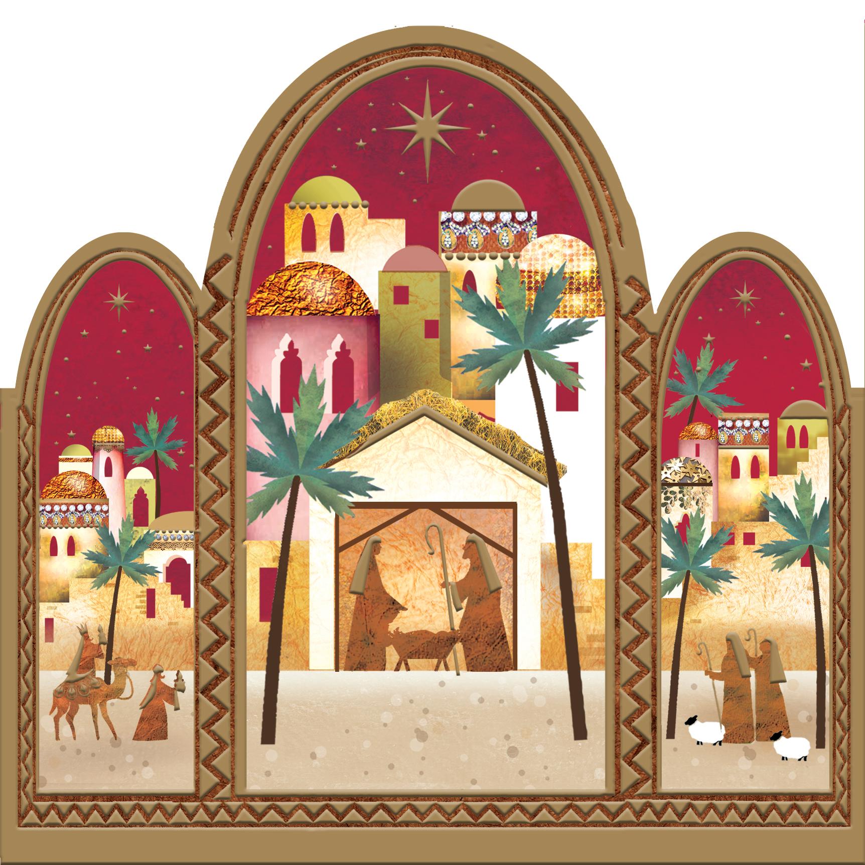 Tearfund - Triptych Nativity - (Pack of 10)