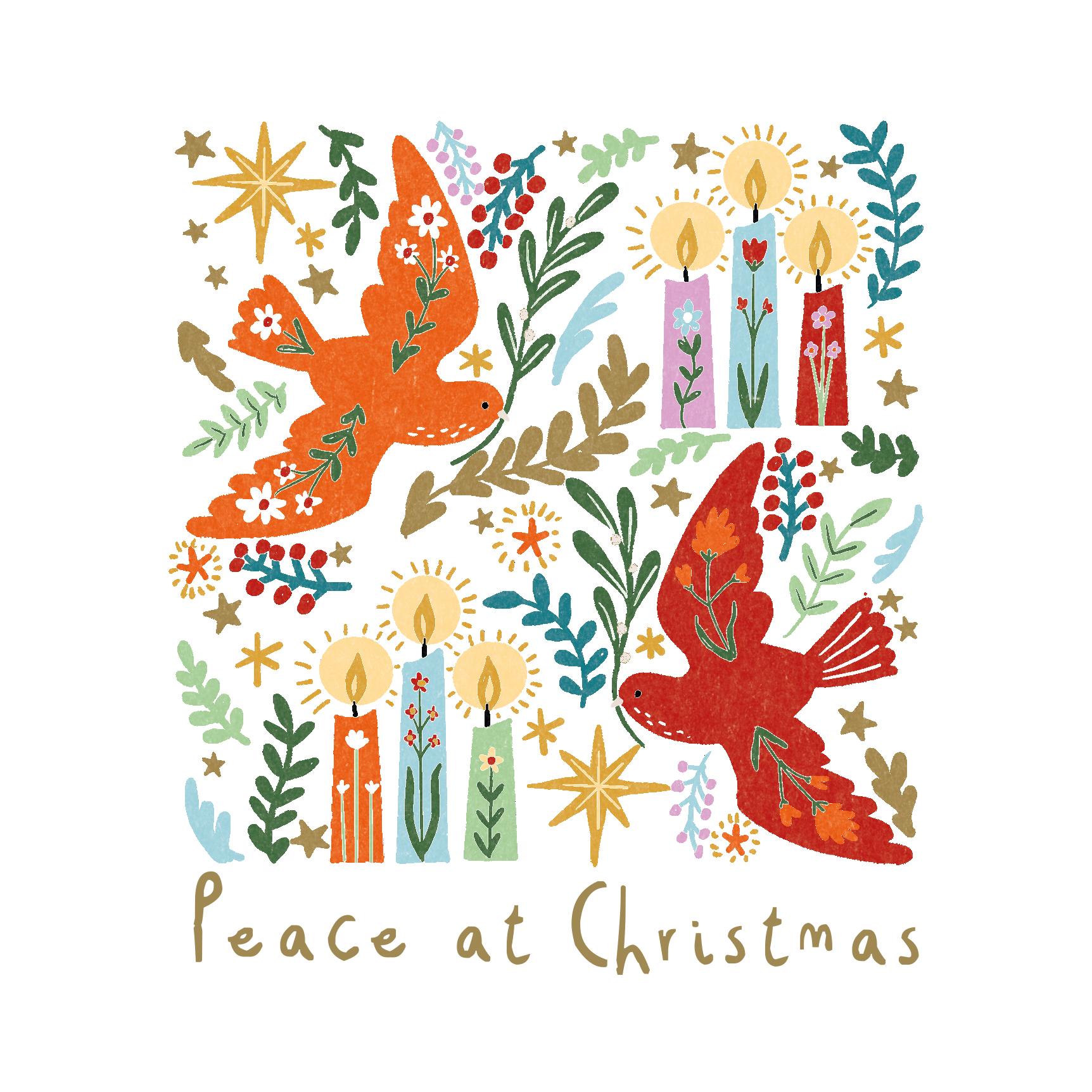 Tearfund - Doves and Candles - (Pack of 10)