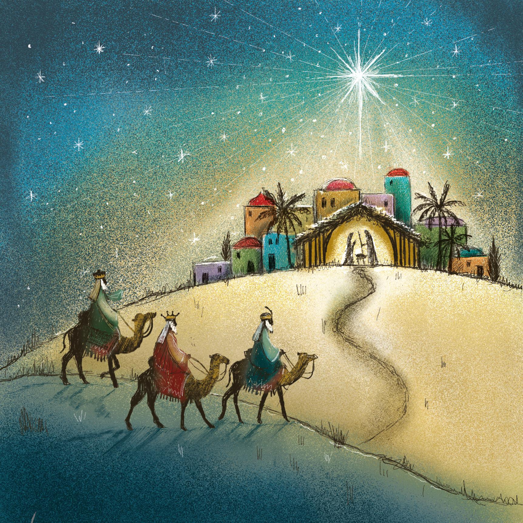 Tearfund - King's Approaching Manger - (Pack of 10)