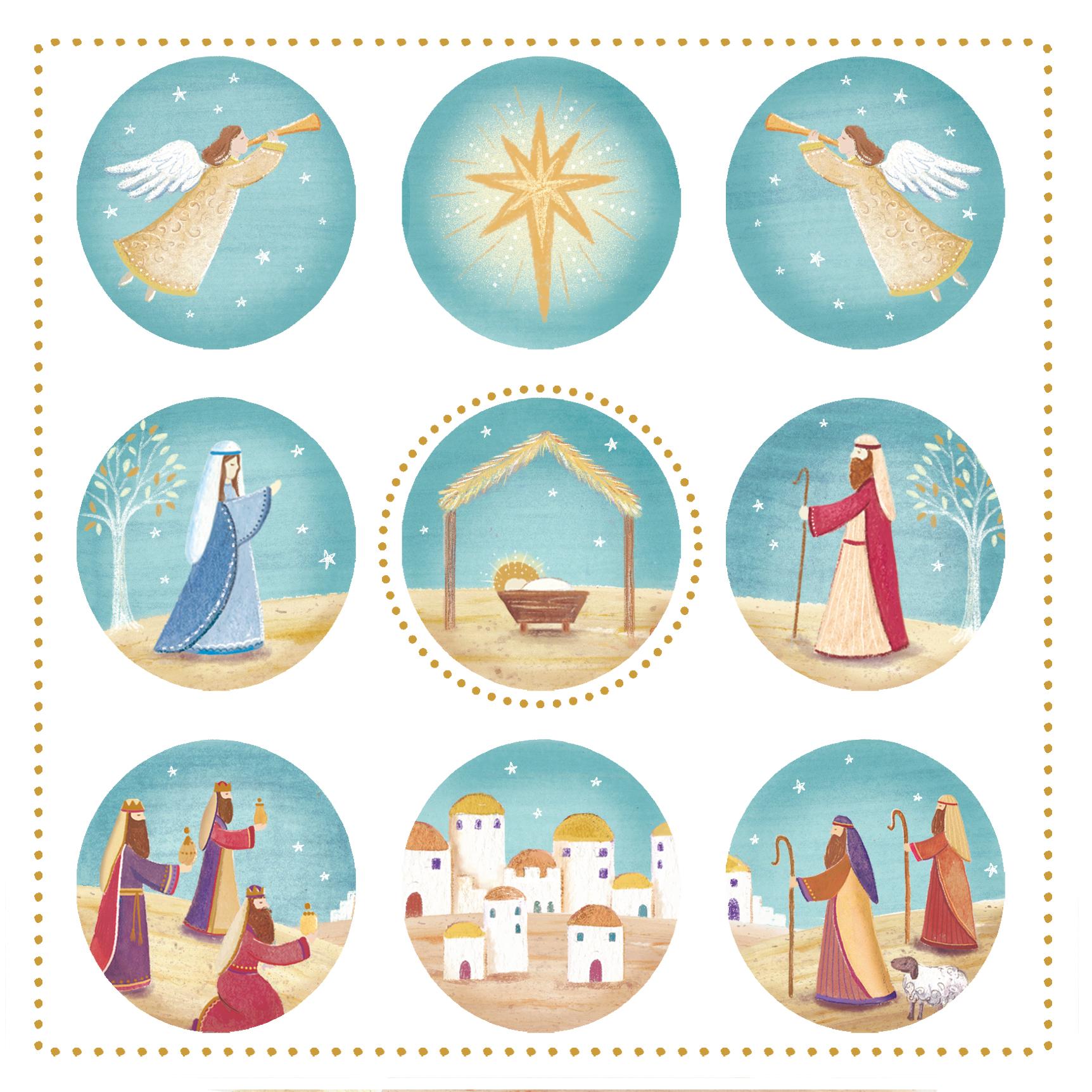 Tearfund - Nativity Circles - (Pack of 10)